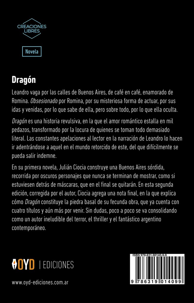 ¡PREVENTA! Dragón - Julián Ciocia (2ª ed.) - Imagen 2